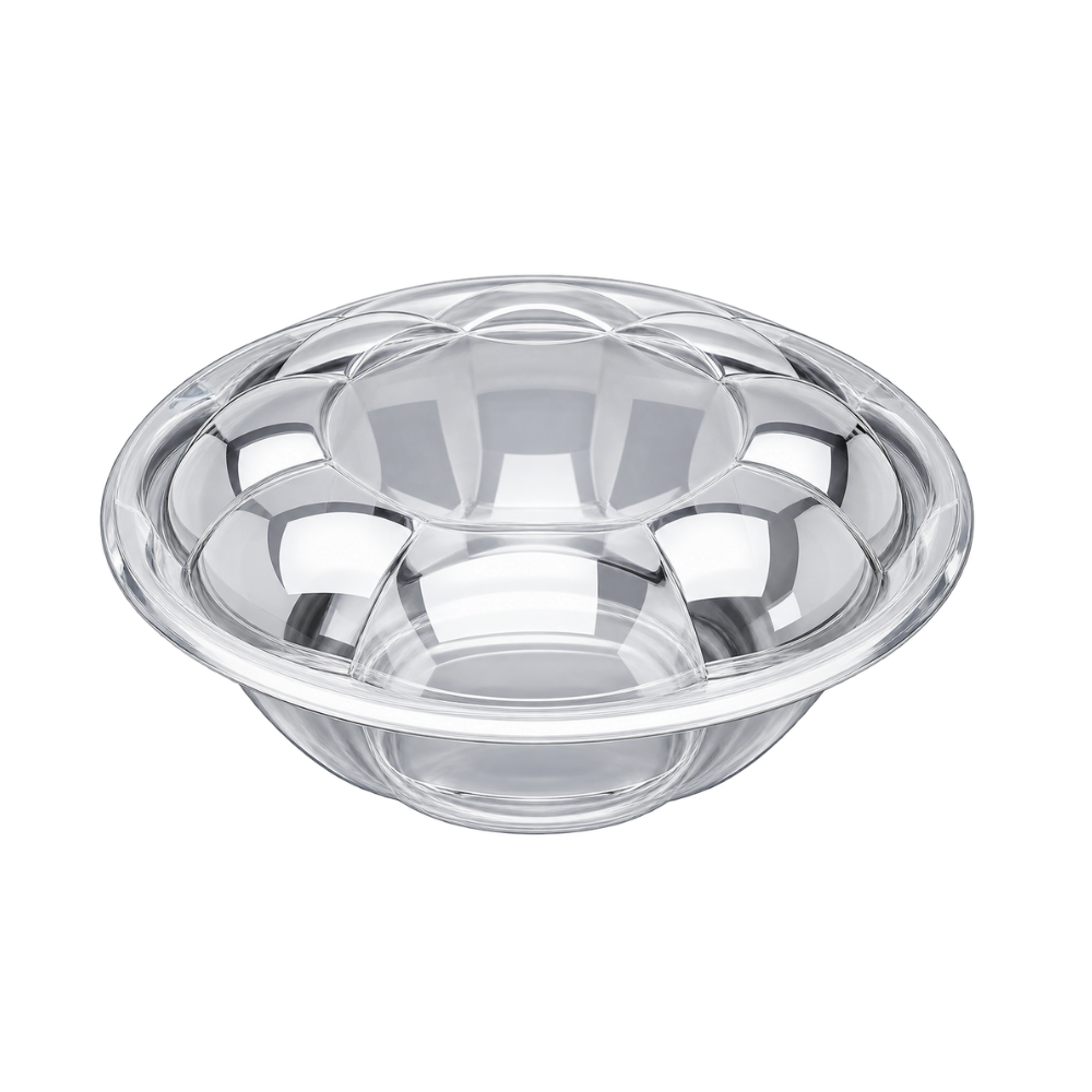 SALADEIRA TRANSP 2000ML - BASE/TAMPA - CX C/60