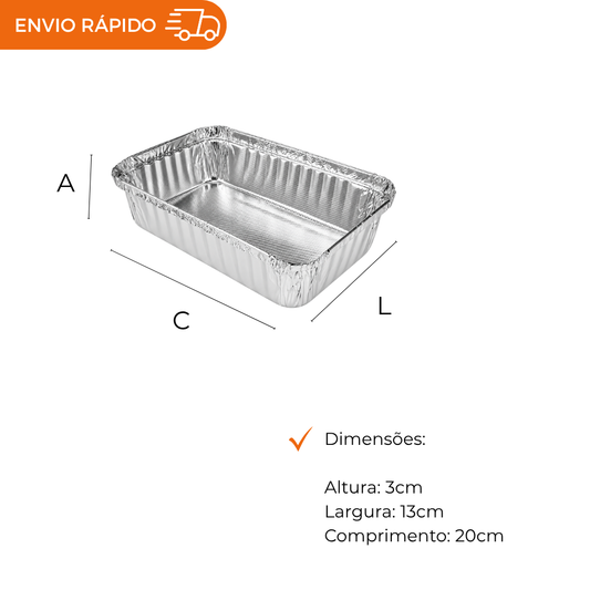 BANDEJA RET C/ TAMPA PET - 750ML M131 - CX C/50