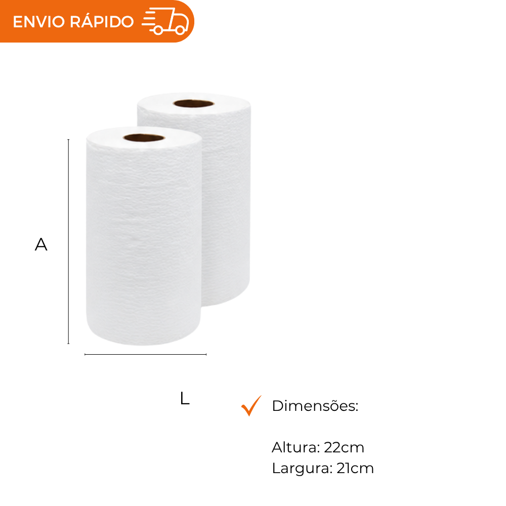 PAPEL TOALHA COZINHA ECONOMICA C/55FLS. - PC C/2