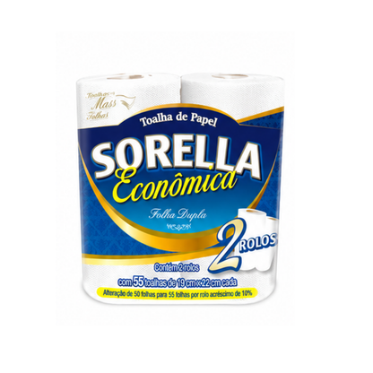 PAPEL TOALHA COZINHA ECONOMICA C/55FLS. - PC C/2