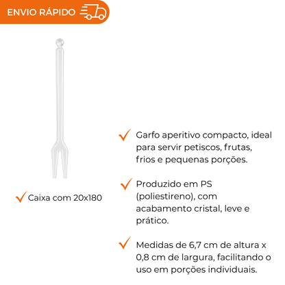 GARFO APERETIVO - GSC 533 - CX C/20X180