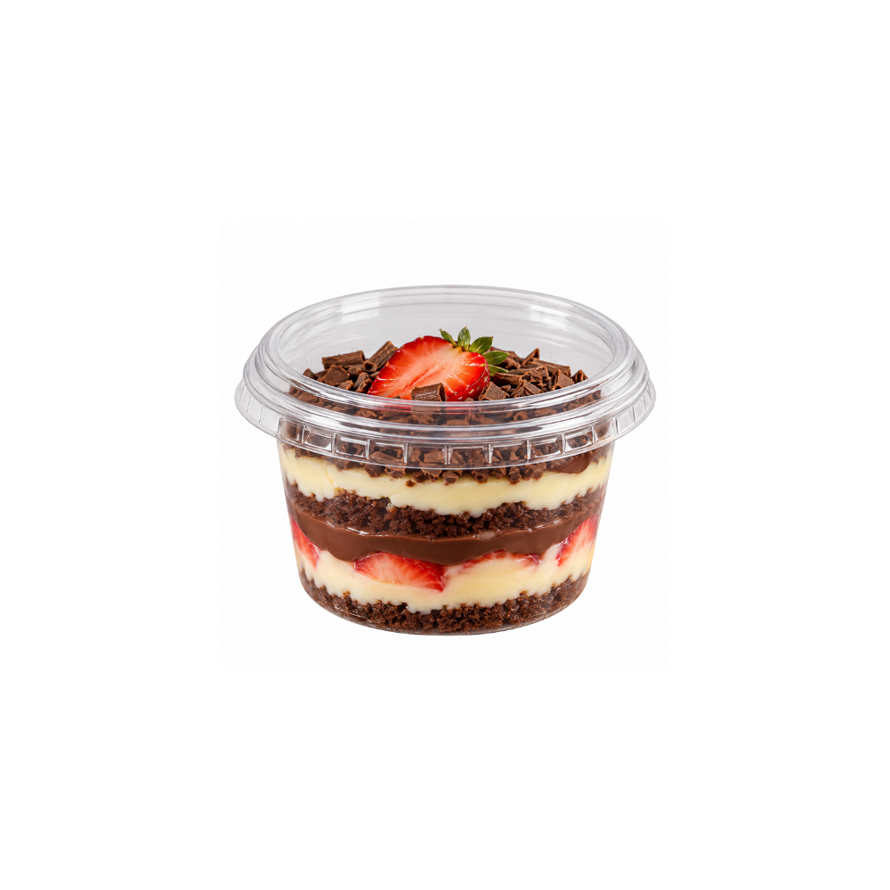 POTE 200ML C/SOBRE TAMPA - PP - CX C/18X24