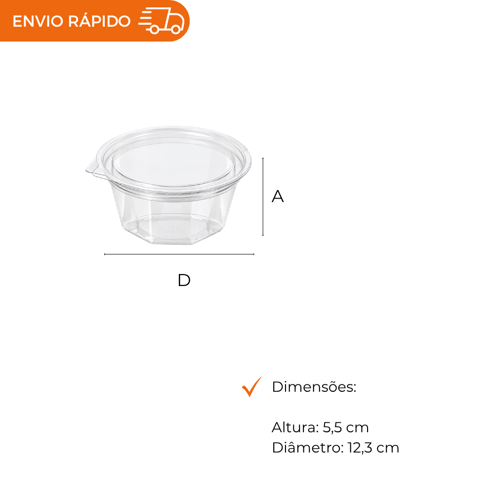 POTE 350ML PET RED. ARTICULADO - D 750P - CX C/200