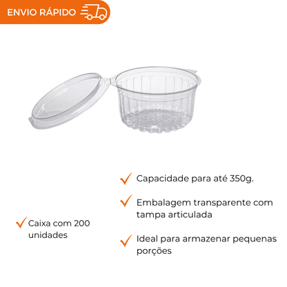 POTE 350ML PET RED. ARTICULADO - P 750D - CX C/200