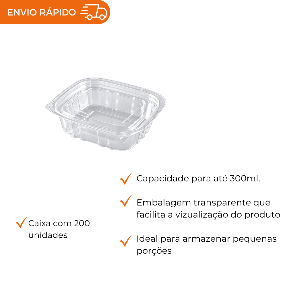 POTE 300ML PET. RET ARTICULADO - GA 91 - CX C/200
