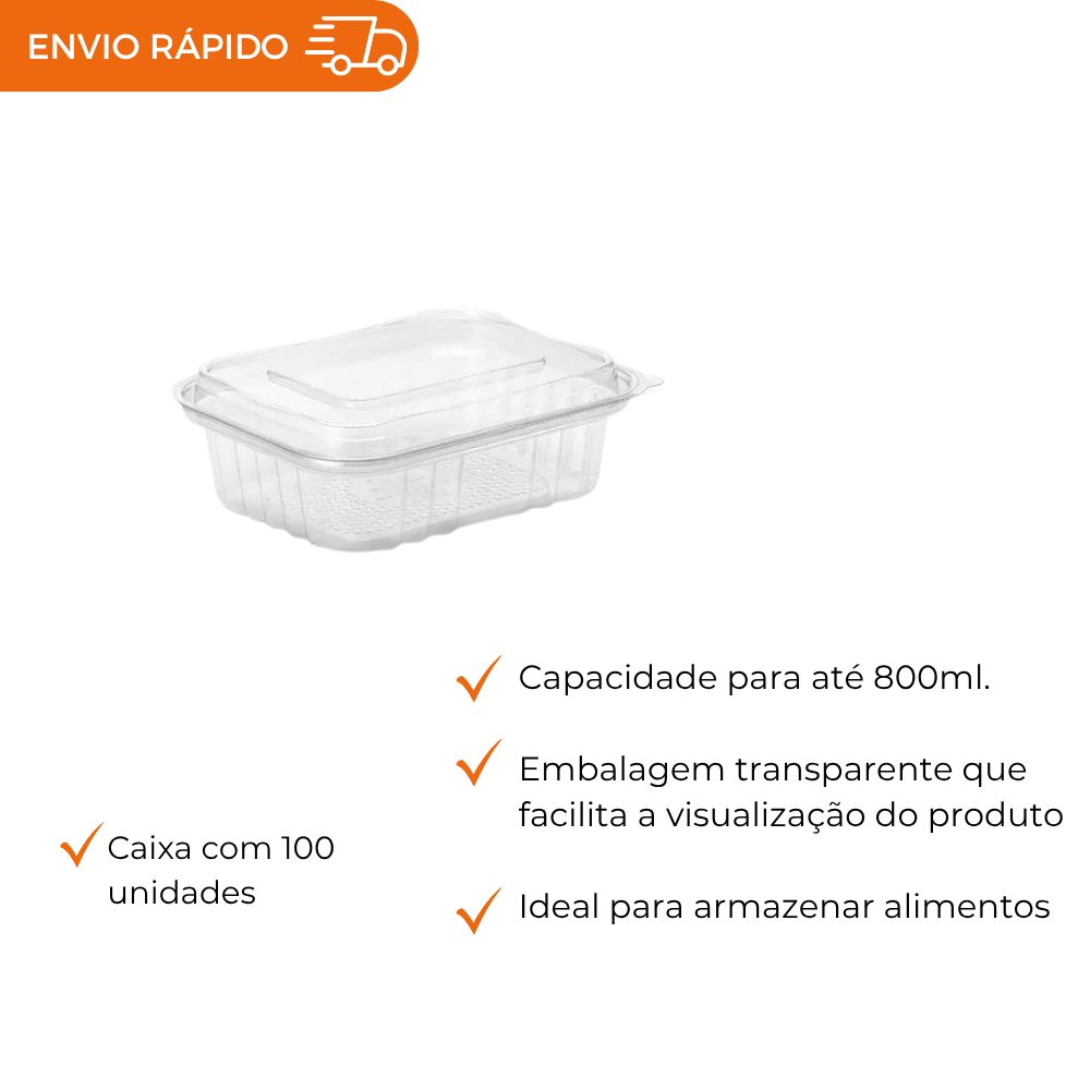 POTE 800ML PET RET. ARTICULADO - G 721 - CX C/100