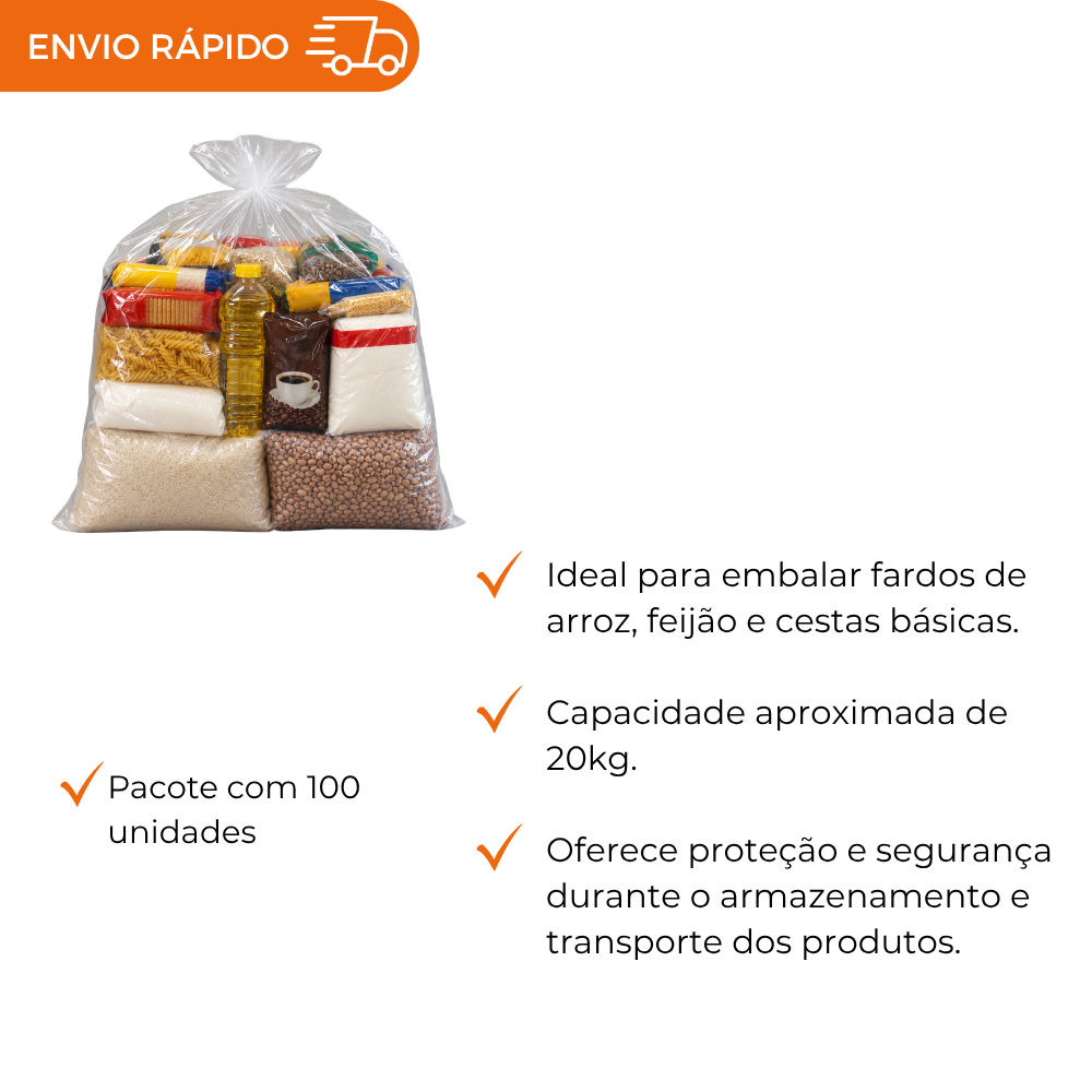 CAPA DE FARDO 50X80 SOFT - PC C/100