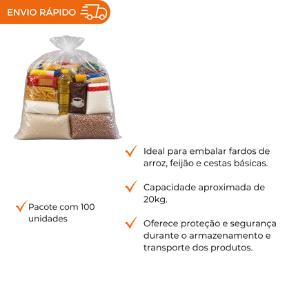 CAPA DE FARDO 50X80 SOFT - PC C/100