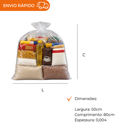 CAPA DE FARDO 50X80 SOFT - PC C/100