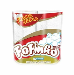 PAPEL HIGIENICO NEUTRO FOLHA DUPLA 30M. - PC C/4
