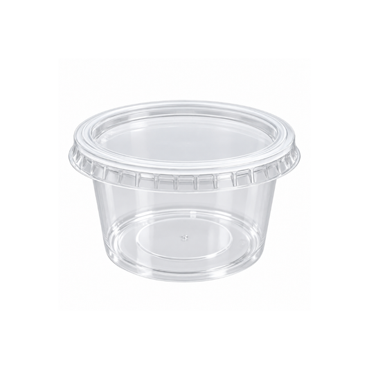 POTE 250ML C/TAMPA CRISTAL PP- PL 310 SF - PC C/10
