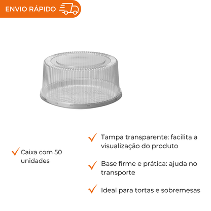 EMBALAGEM PET TORTA MEDIA BR - G 56MA