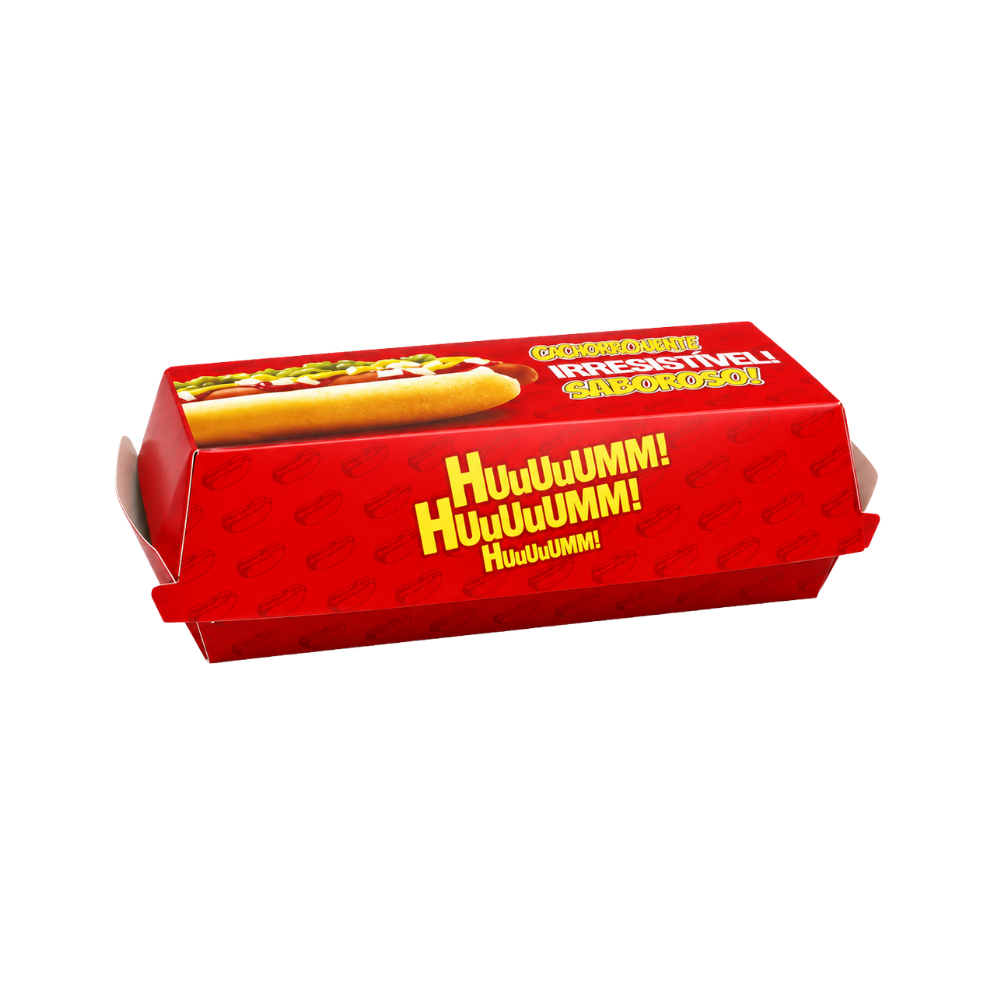 EMBALAGEM PARA CACHORRO QUENTE VIAGEM - PC C/50