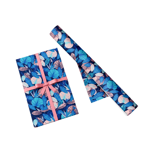 BOBINA DE PAPEL PRESENTE FOLHAS - 60CM