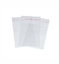 SACO ADESIVADO BOPP 07X07CM+3CM - PC C/100