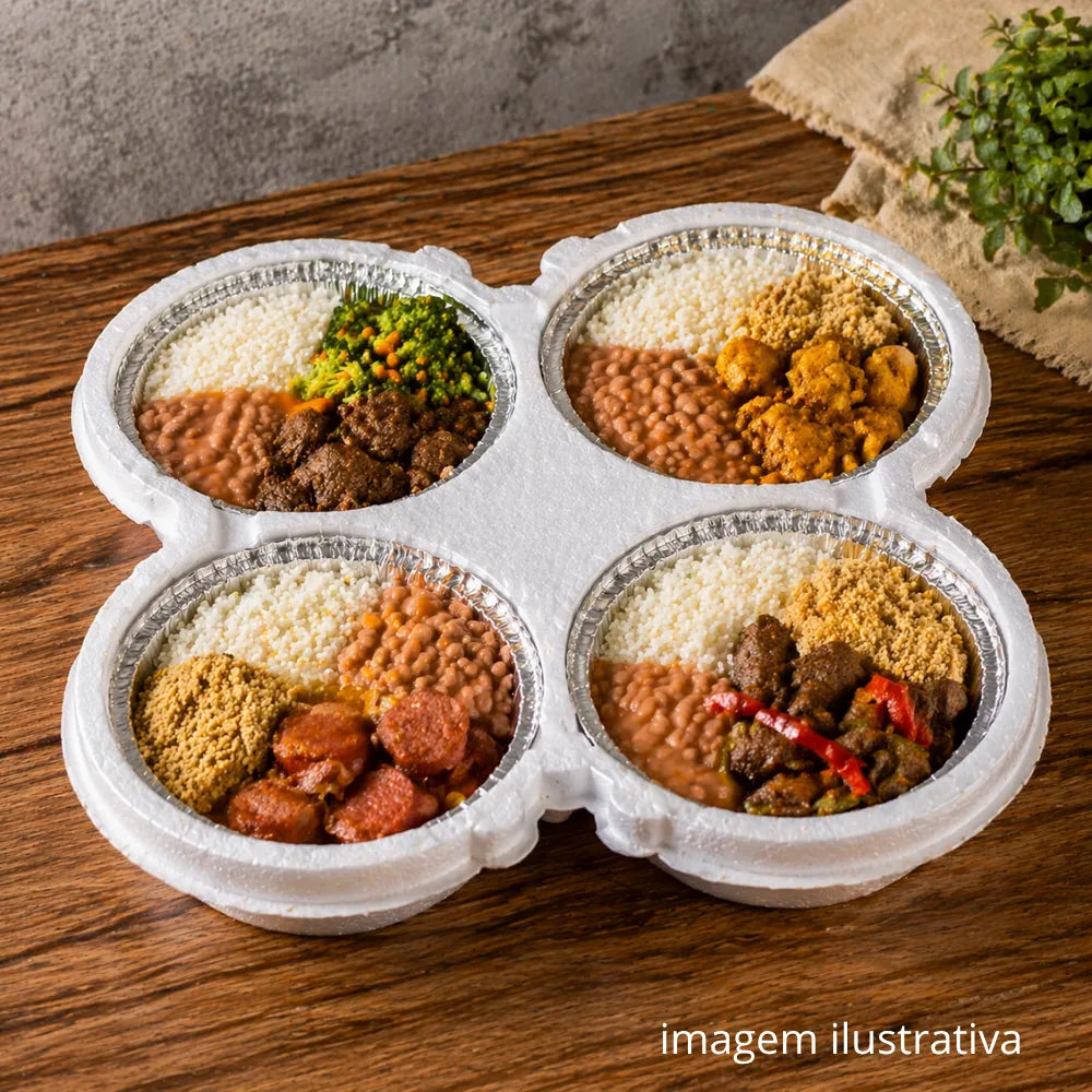 BANDEJA DE ISOPOR PORTA MARMITEX N8 - FD C/10