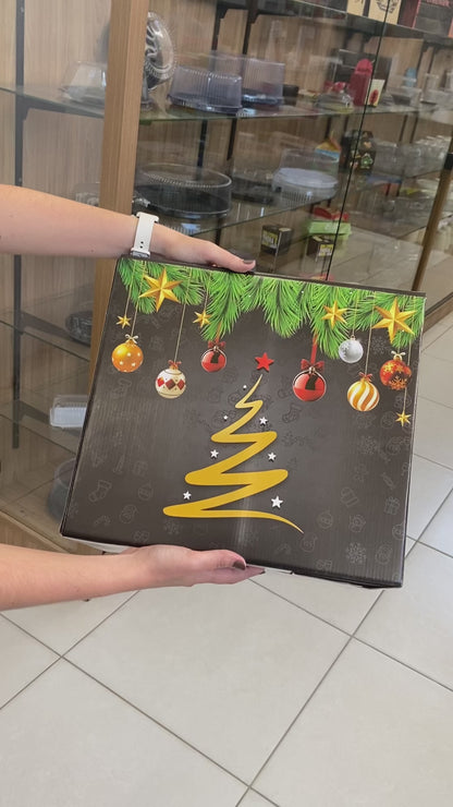 CESTA DE NATAL PRETA - P - PC C/10